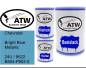Preview: Chevrolet, Bright Blue Metallic, 24U / 9522 B804-P902-0: 500ml Lackdose + 500ml Klarlack + 250ml Härter - Set, von ATW Autoteile West.